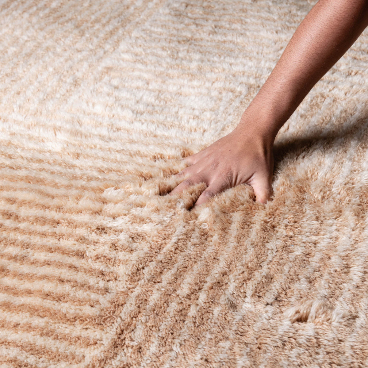 Centre De Gravité - Luxueux tapis Berbère shaggy