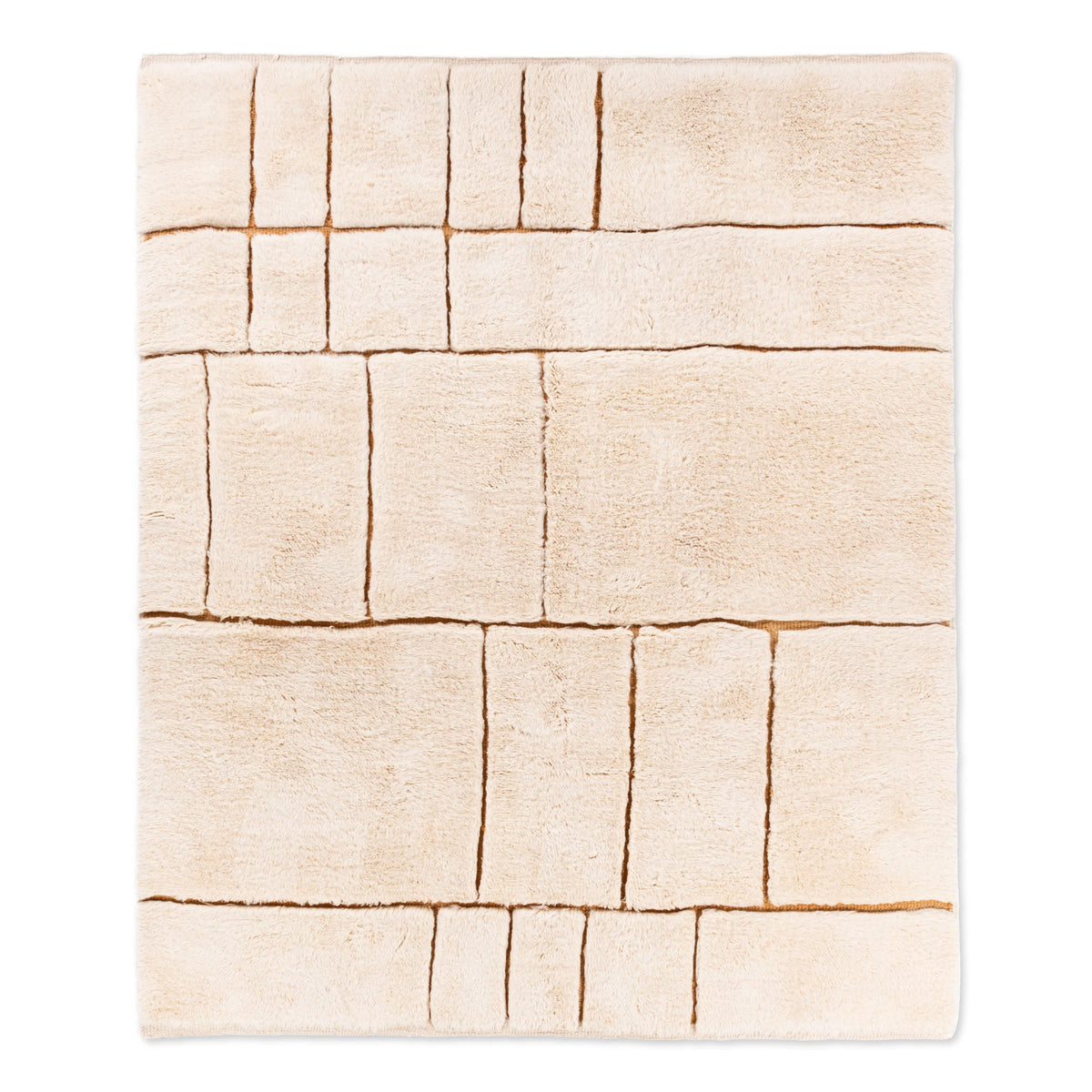 Grille de grès - Luxueux tapis Berbère shaggy
