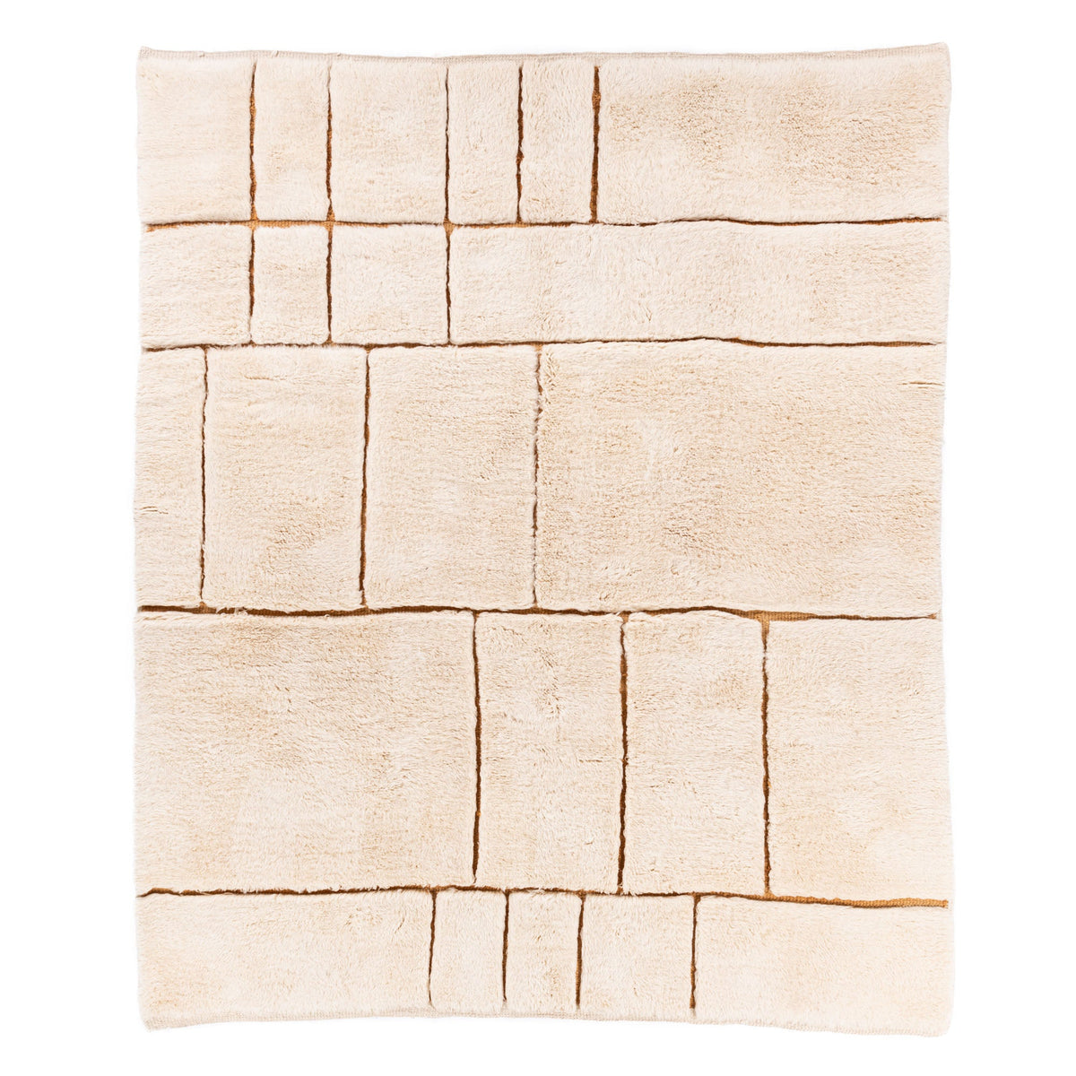 Grille de grès - Luxueux tapis Berbère shaggy
