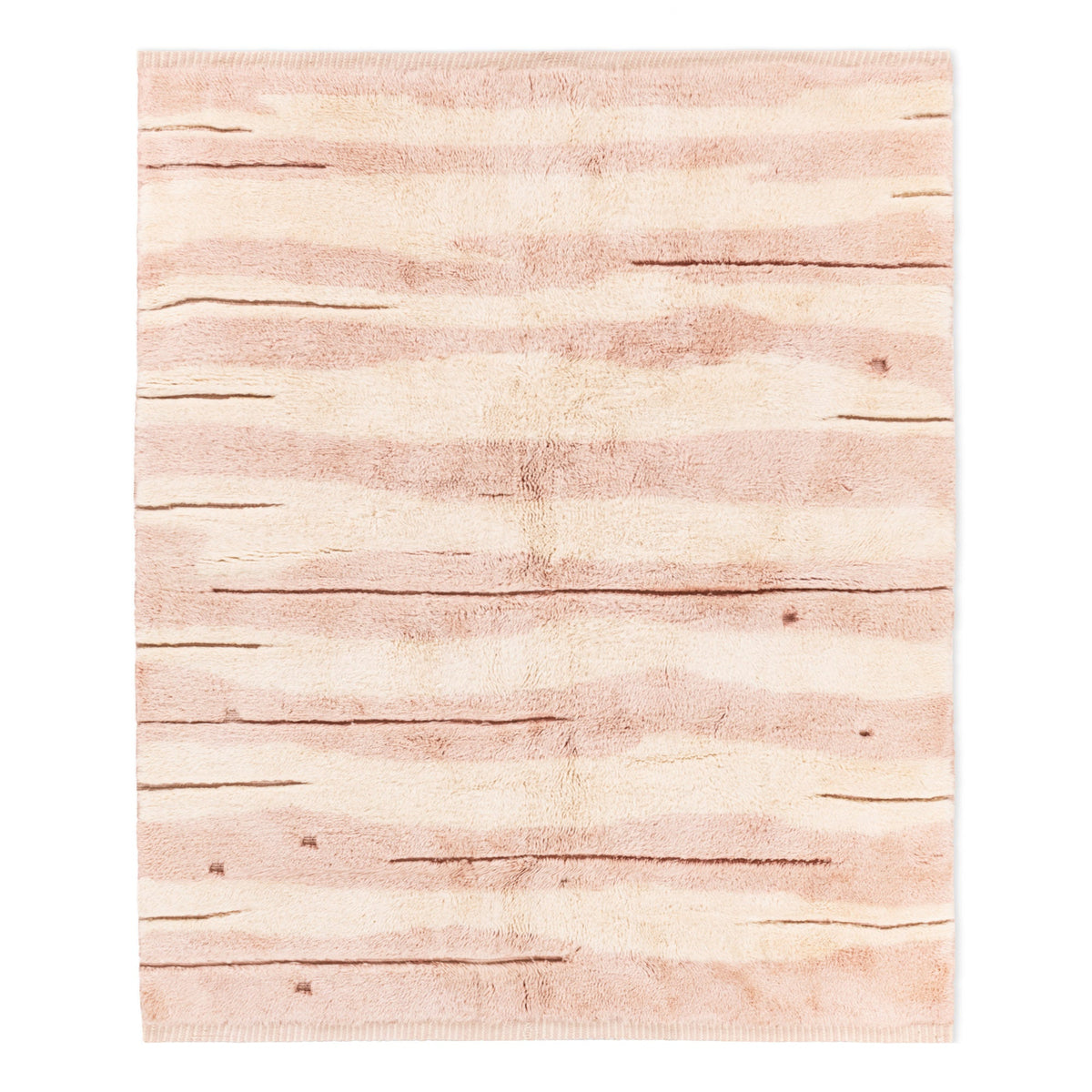 Bois blush - Luxueux tapis Berbère shaggy