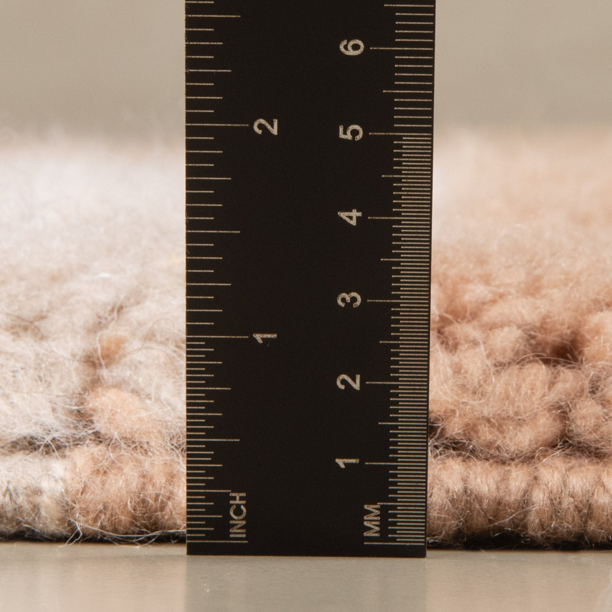 Peach Fossil - Luxueux tapis Berbère shaggy