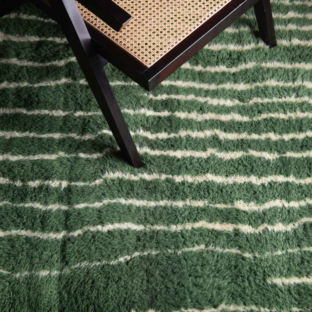 Veines Forestières- Luxueux tapis Berbère shaggy