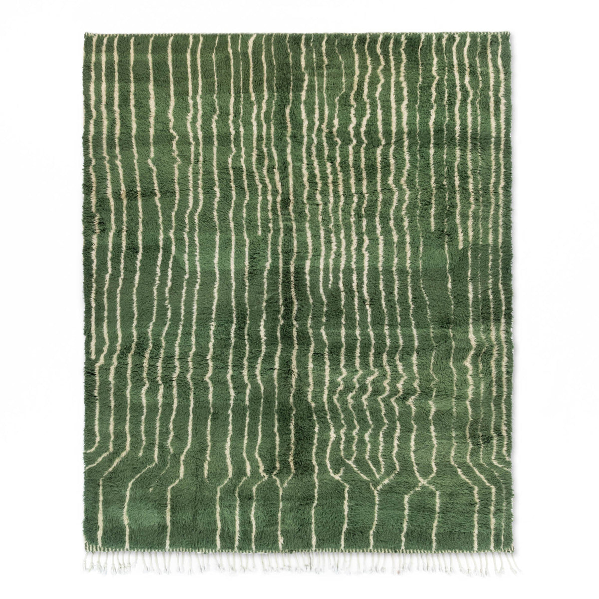 Veines Forestières - Luxueux tapis Berbère shaggy