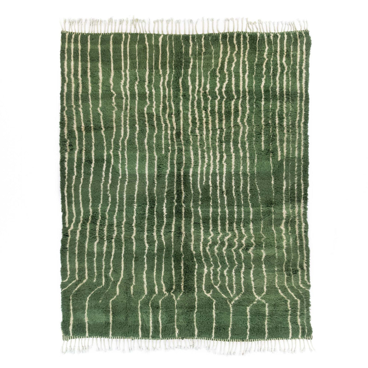Veines Forestières- Luxueux tapis Berbère shaggy