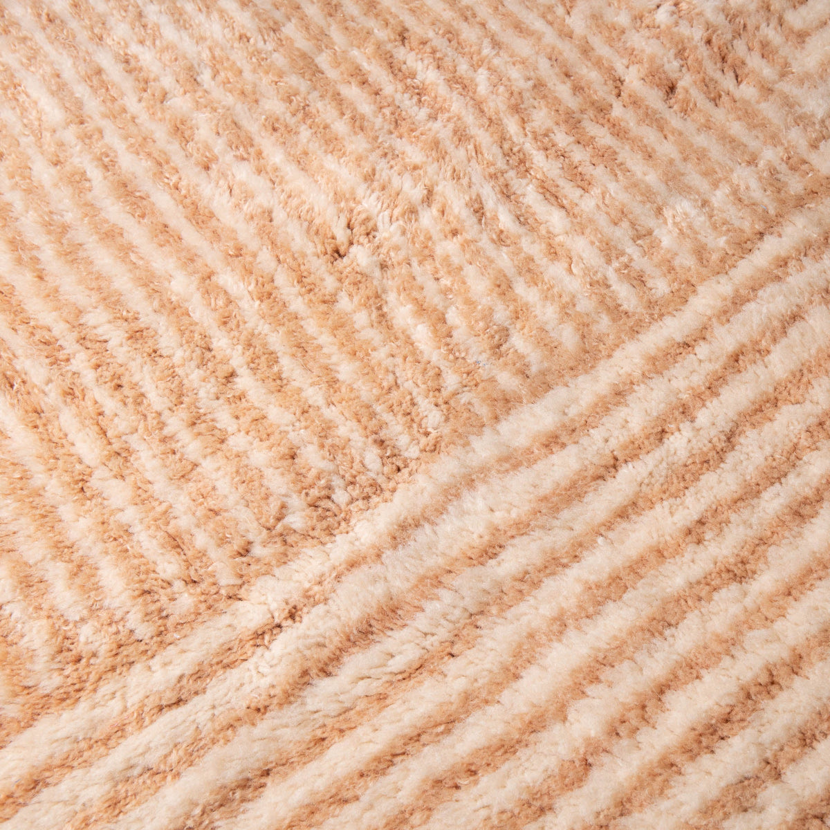 Centre De Gravité Rond - Luxueux tapis Berbère shaggy
