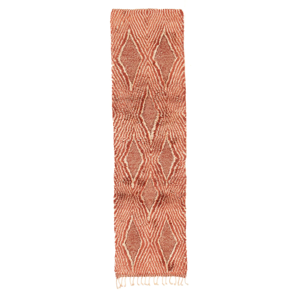 Joyaux de couronne - Luxueux tapis Berbère shaggy de couloir