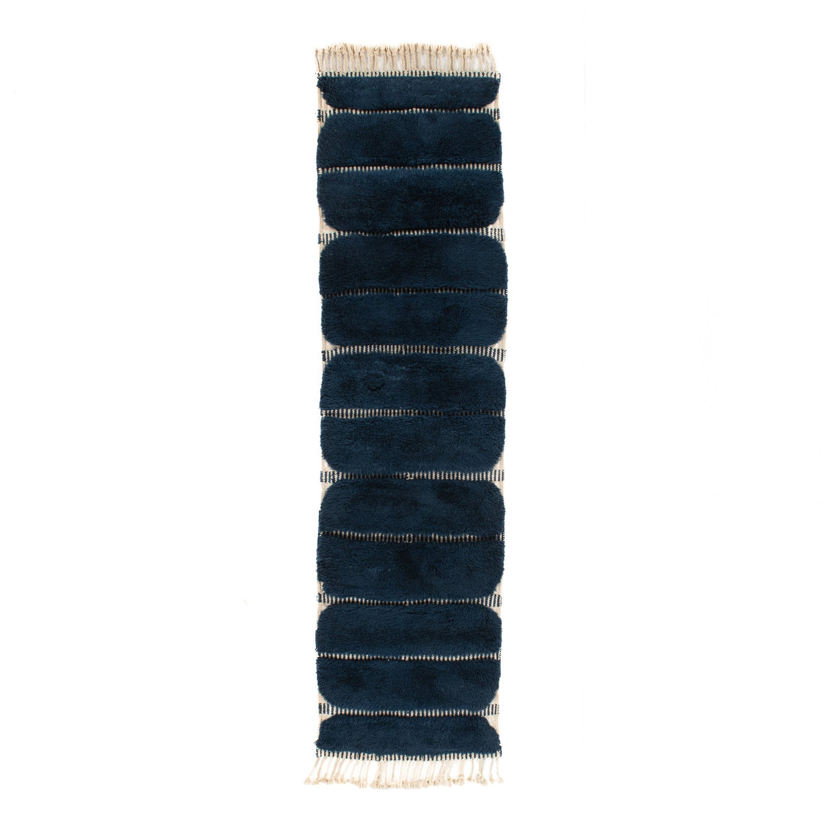 Myrtille - Luxueux tapis Berbère shaggy de couloir