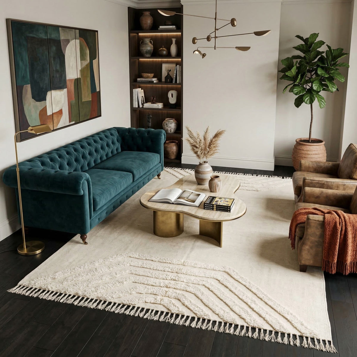Melil - Tapis Berbère kilim "Exclusif"