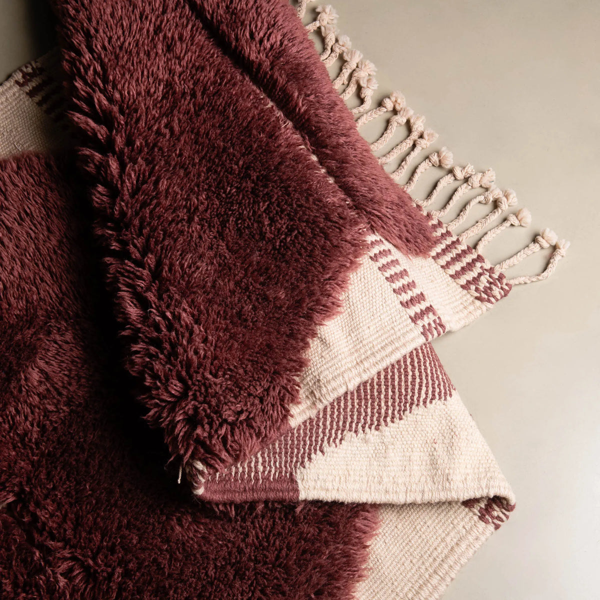 Terre Rouge  - Luxueux Tapis Mrirt de Couloir "Exclusif"