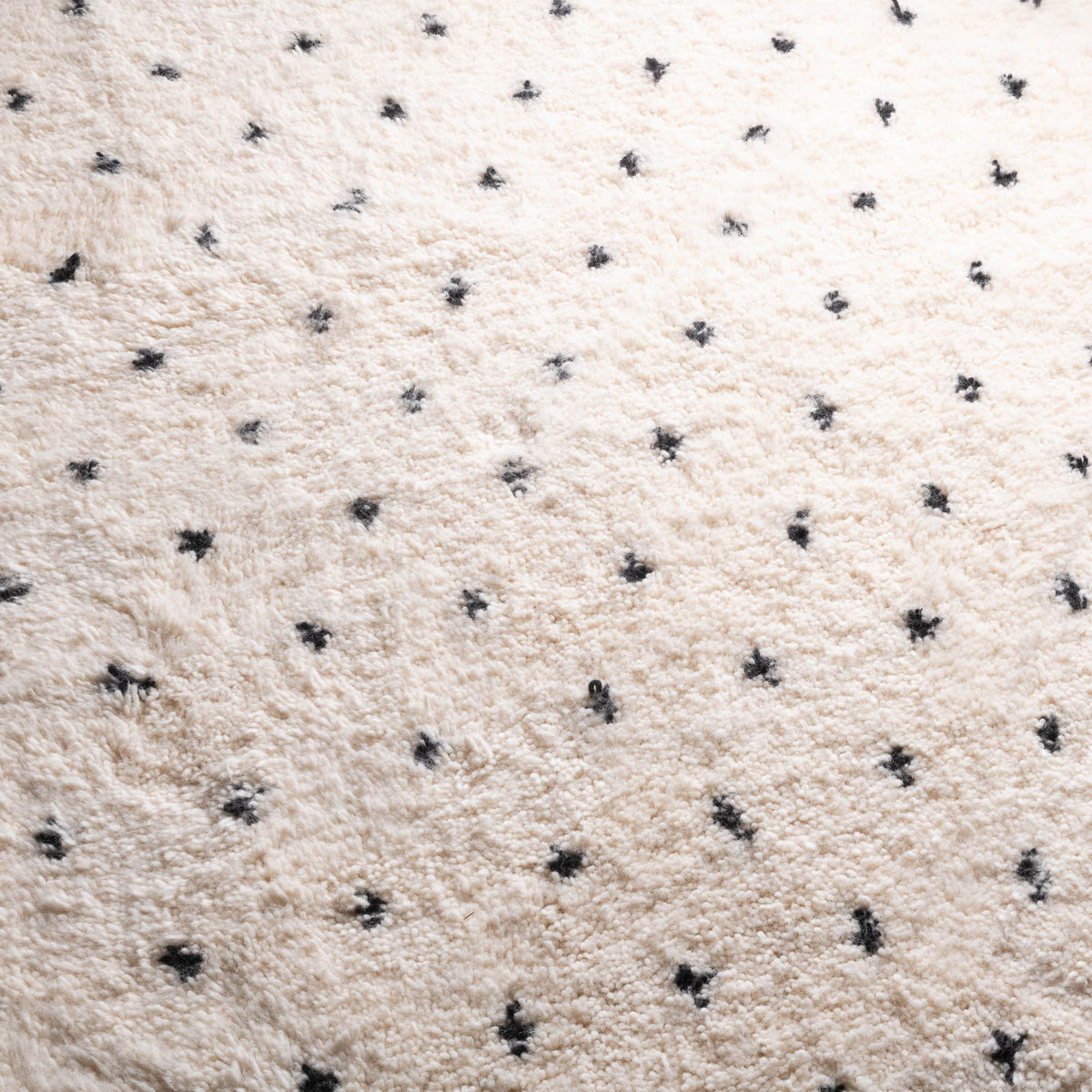 Noujoum Rond - Tapis Berbère shaggy