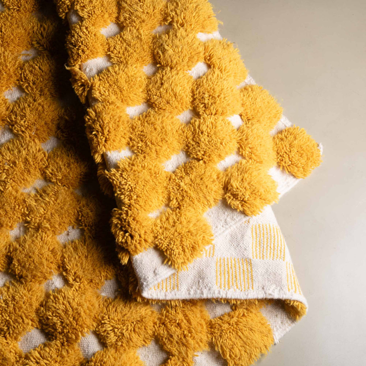 Nowara Soleil Doré - Tapis Berbère shaggy
