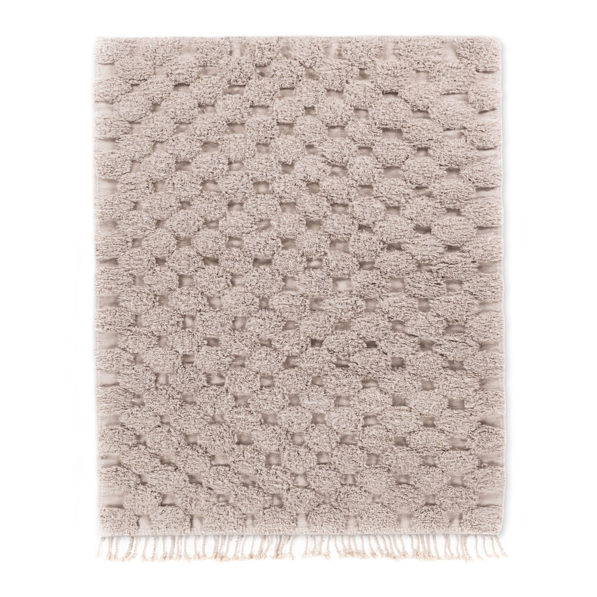 Nowara Gris Cendré - Tapis Berbère shaggy