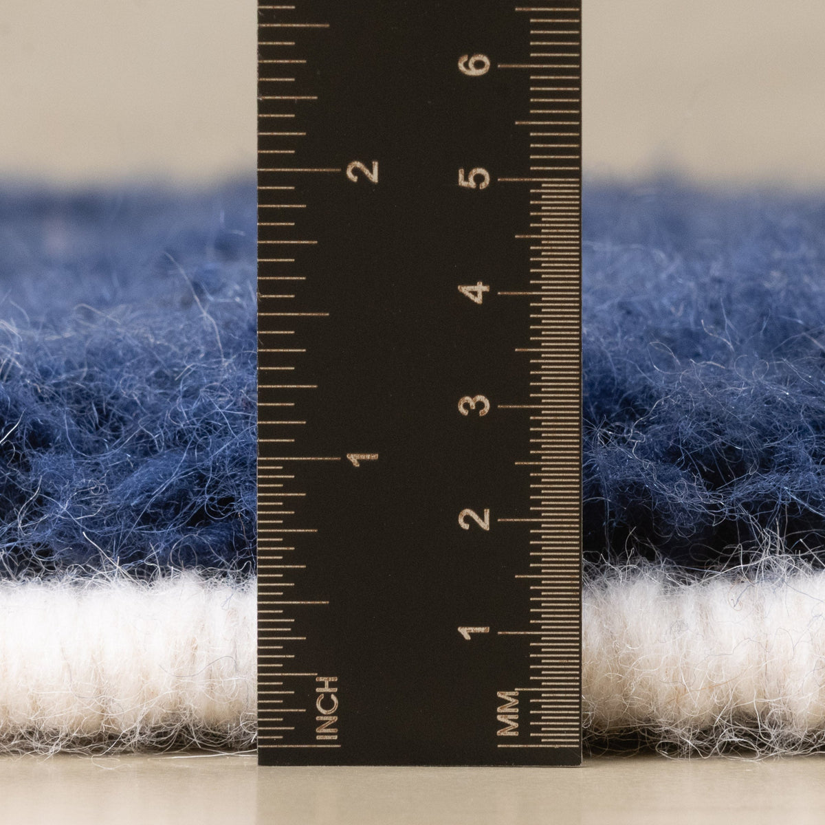 Nowara Bleu Profond - Tapis Berbère shaggy