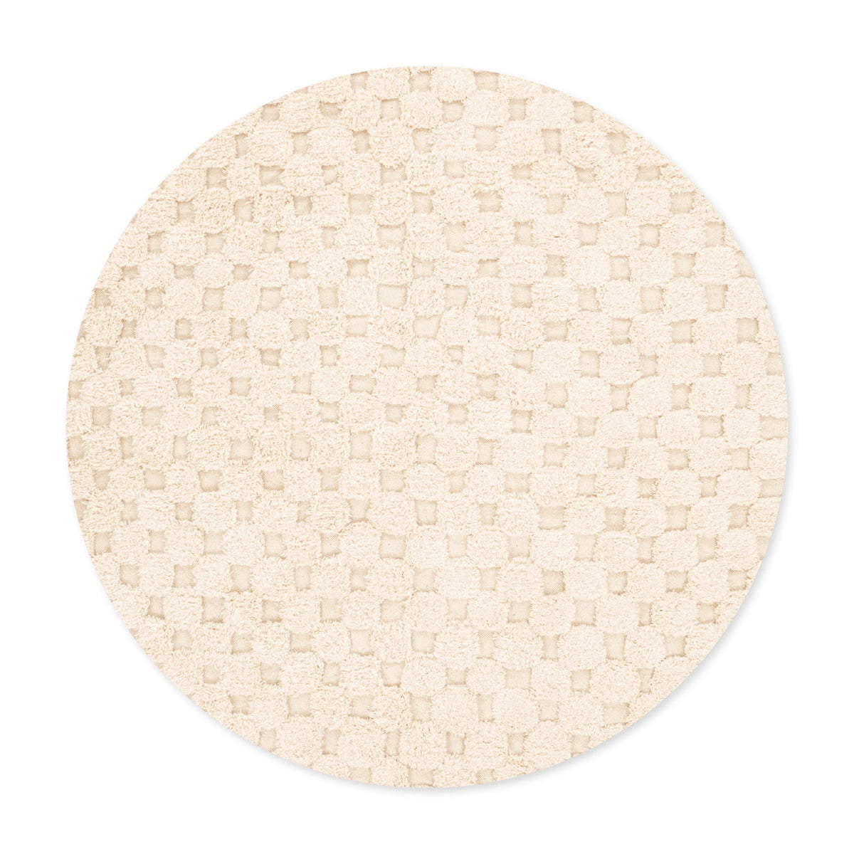 Nowara Rond - Tapis Berbère shaggy