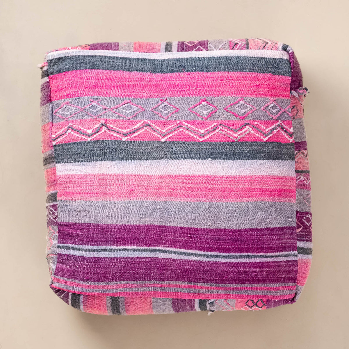 Pouf berbère Kilim