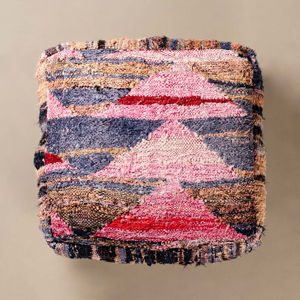 Pouf berbère Boucherouite