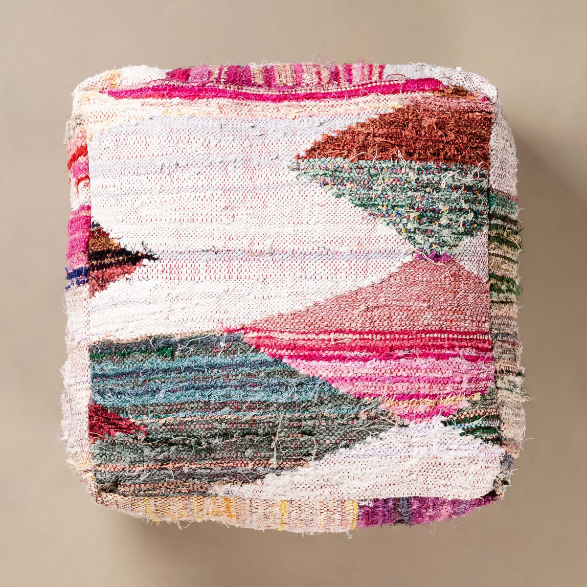 Pouf berbère Boucherouite