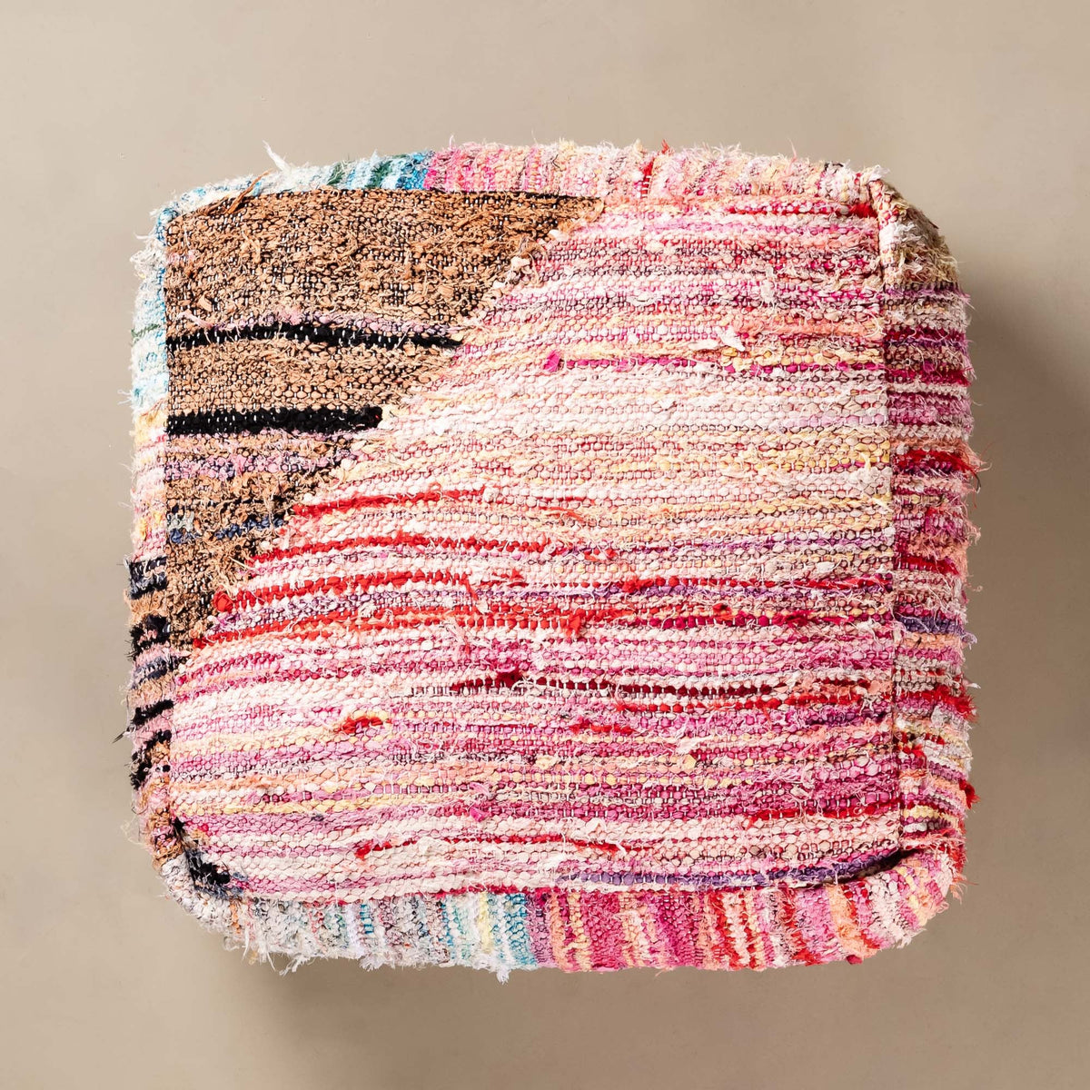 Pouf berbère Boucherouite