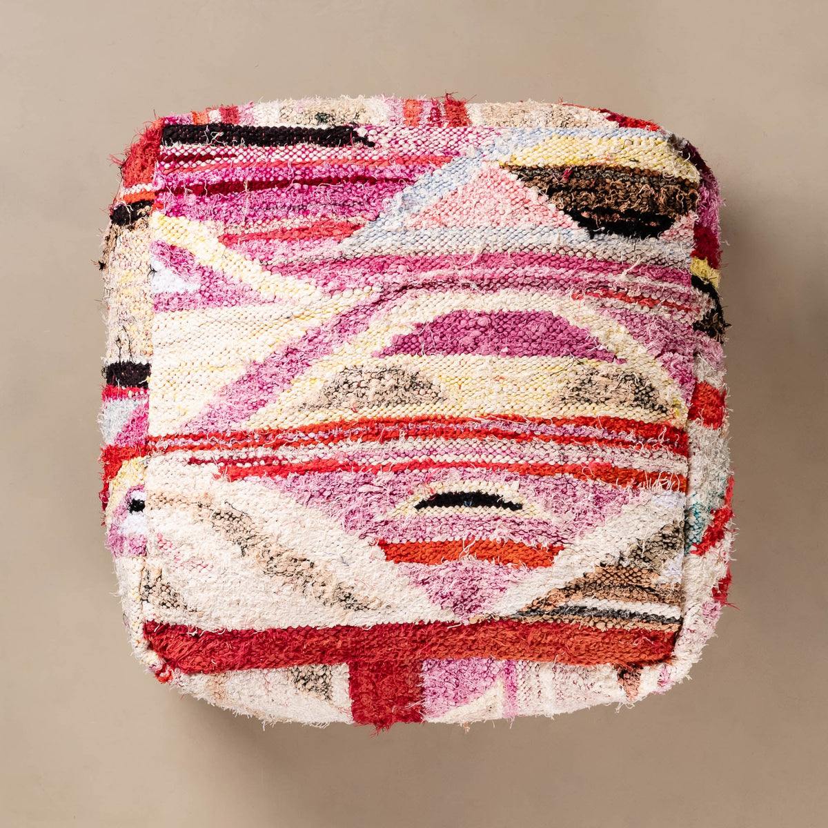 Pouf berbère Boucherouite