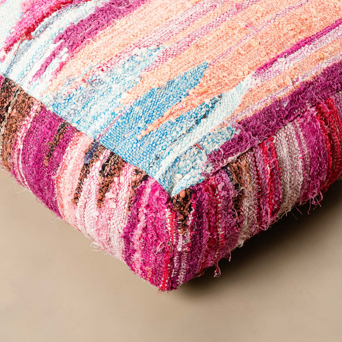 Pouf berbère Boucherouite