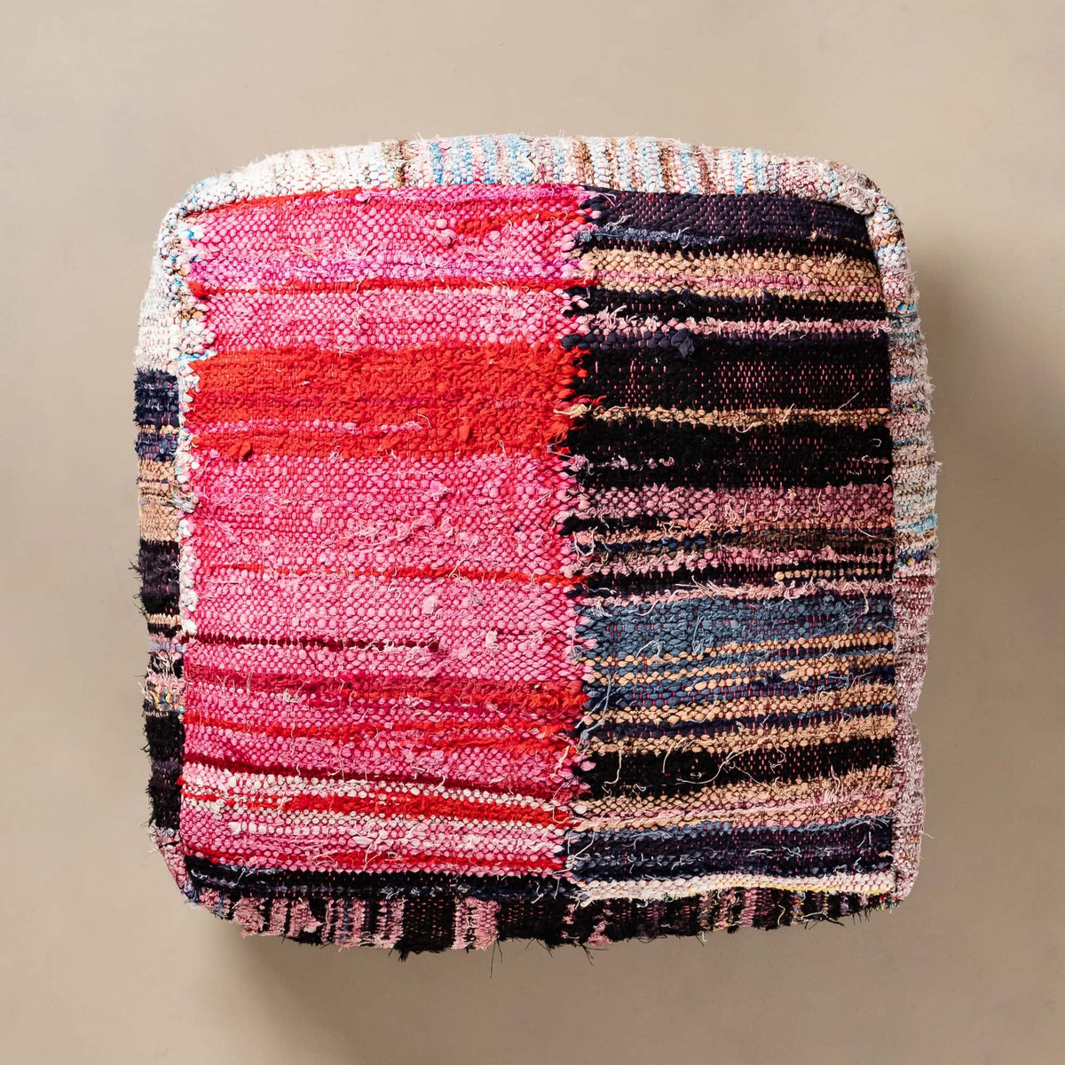 Pouf berbère Boucherouite