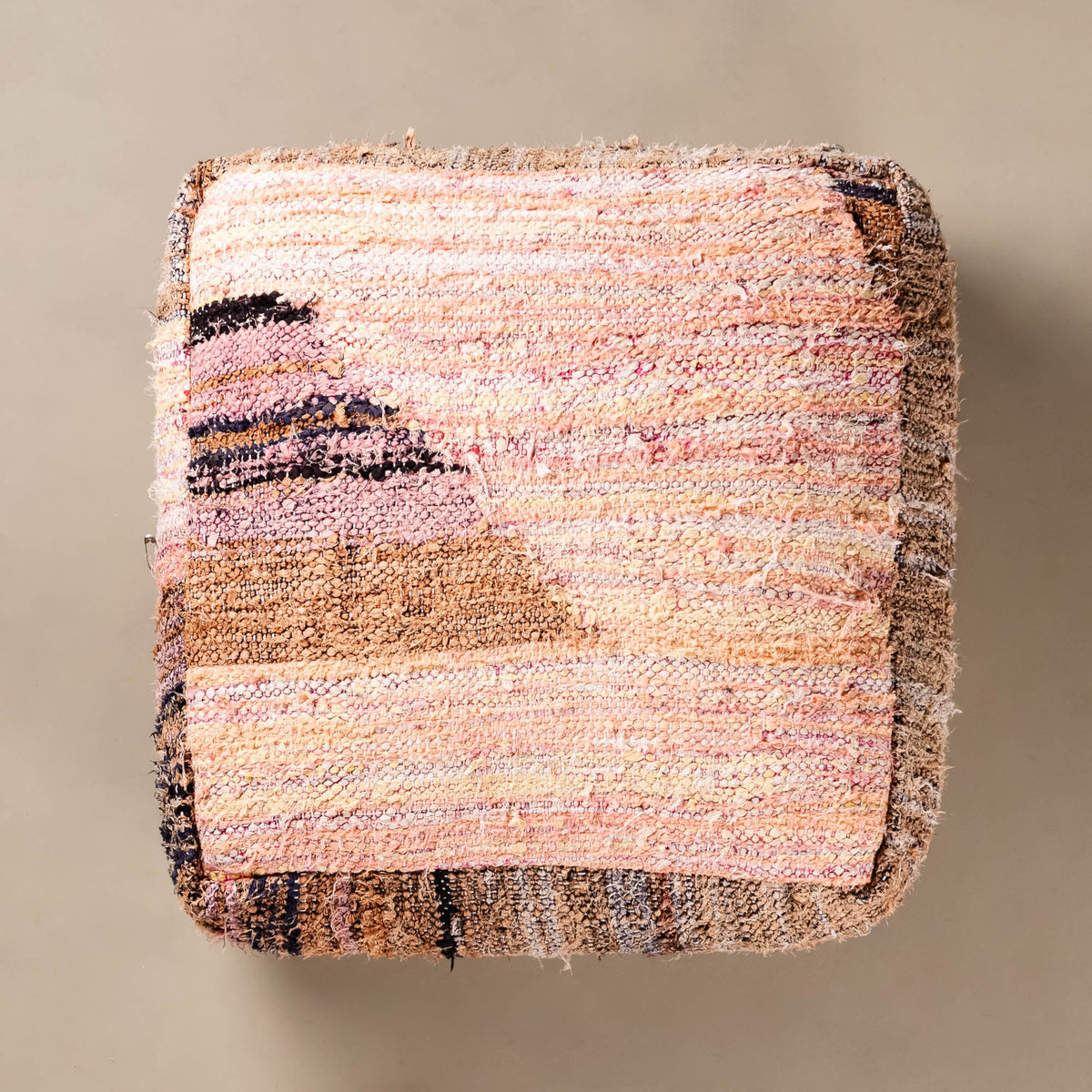 Pouf berbère Boucherouite