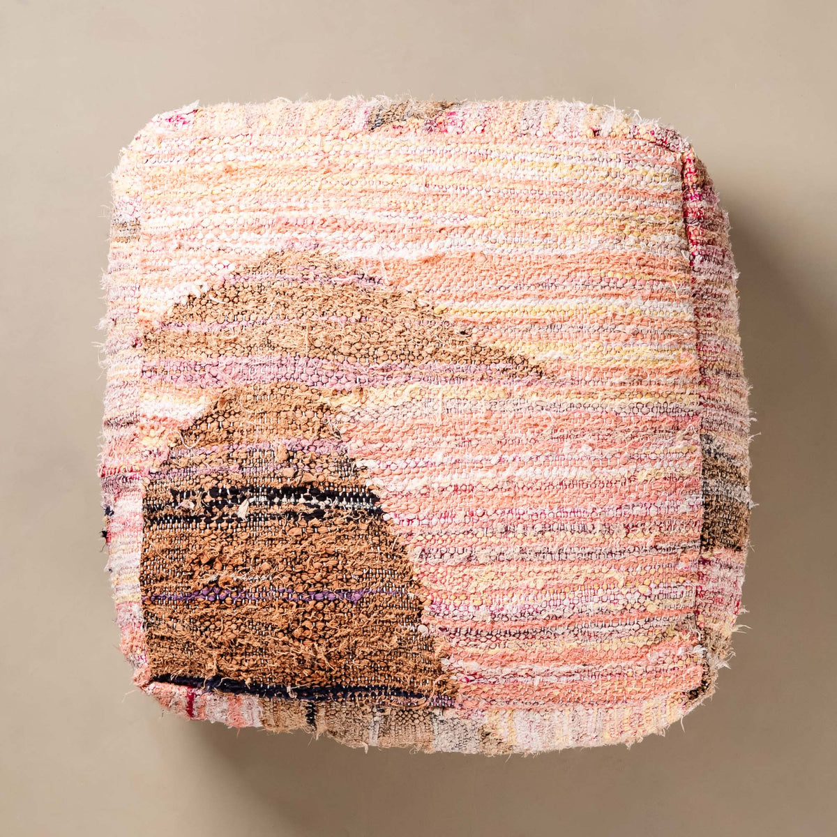 Pouf berbère Boucherouite