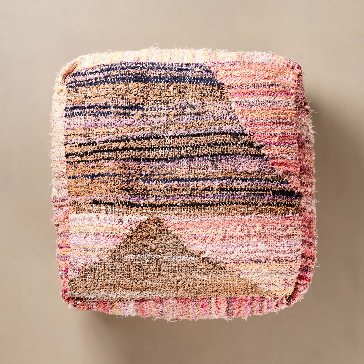 Pouf berbère Boucherouite