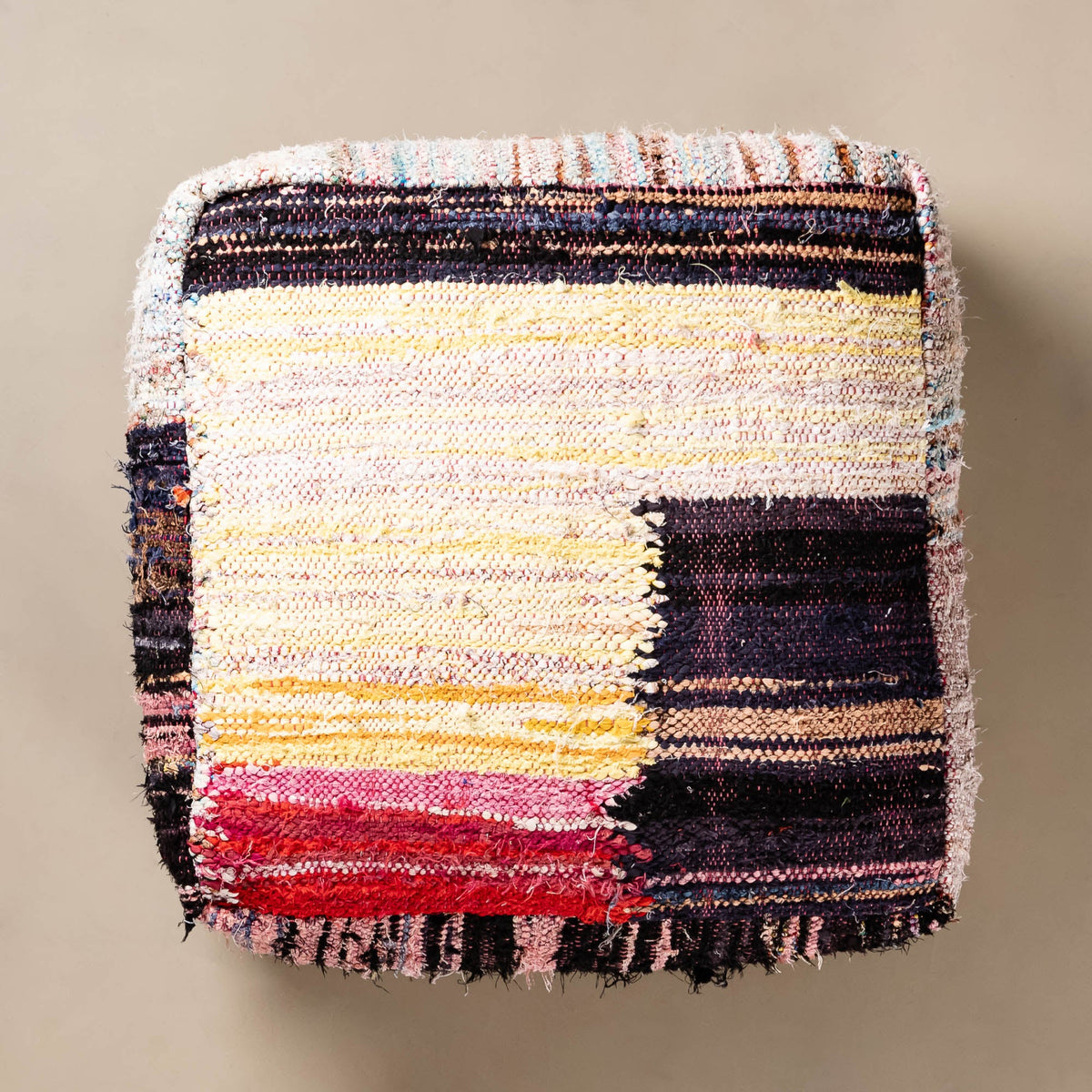 Pouf berbère Boucherouite