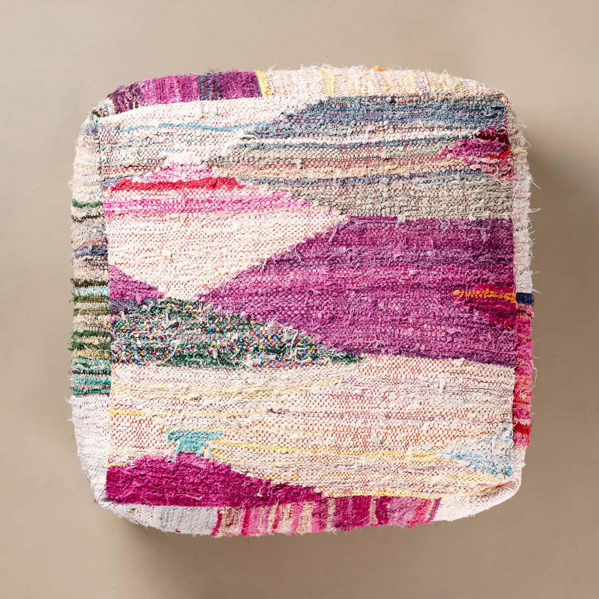 Pouf berbère Boucherouite