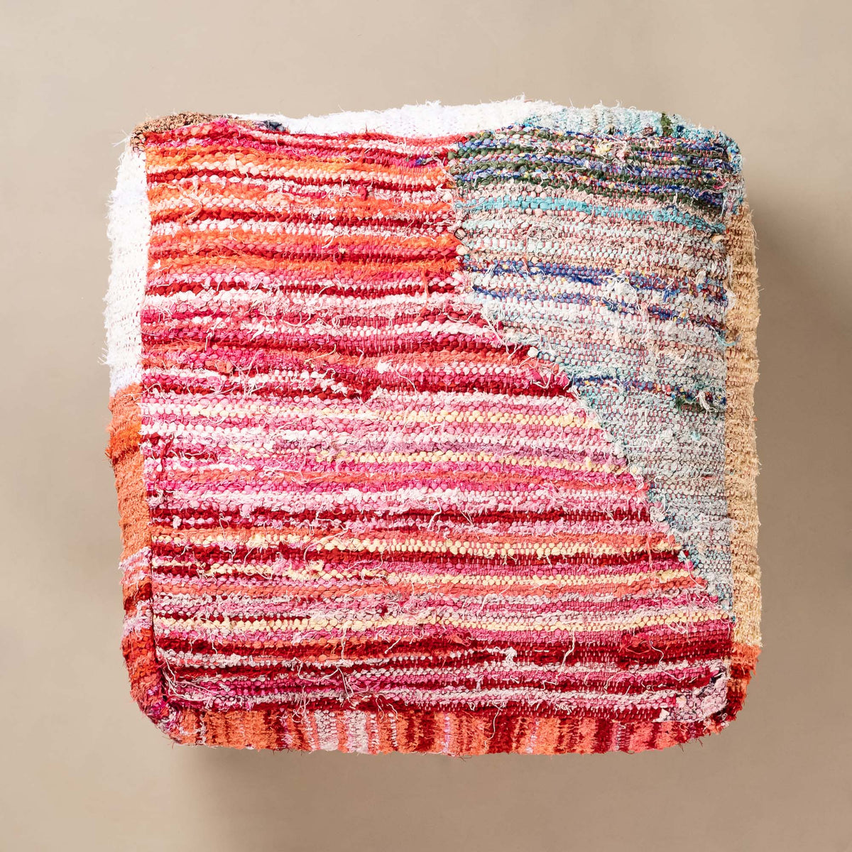 Pouf berbère Boucherouite