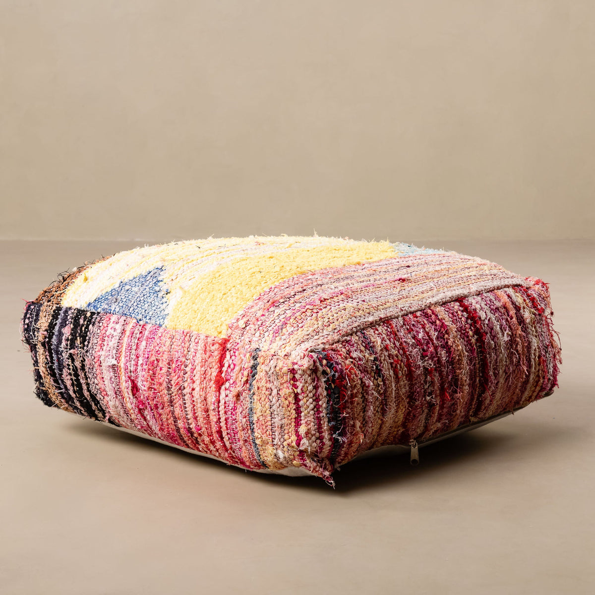 Pouf berbère Boucherouite