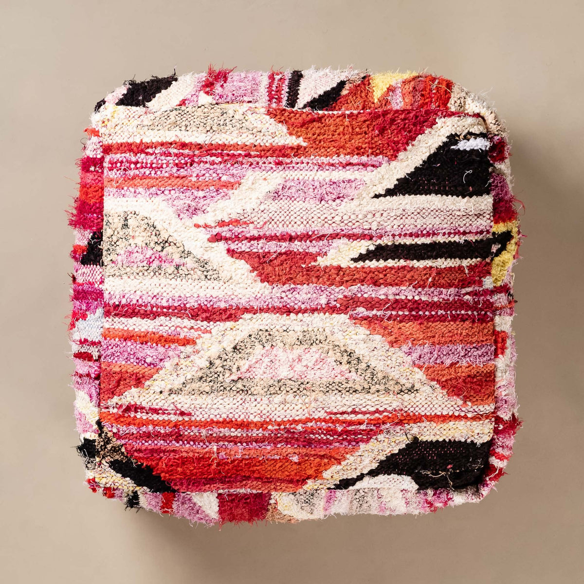 Pouf berbère Boucherouite