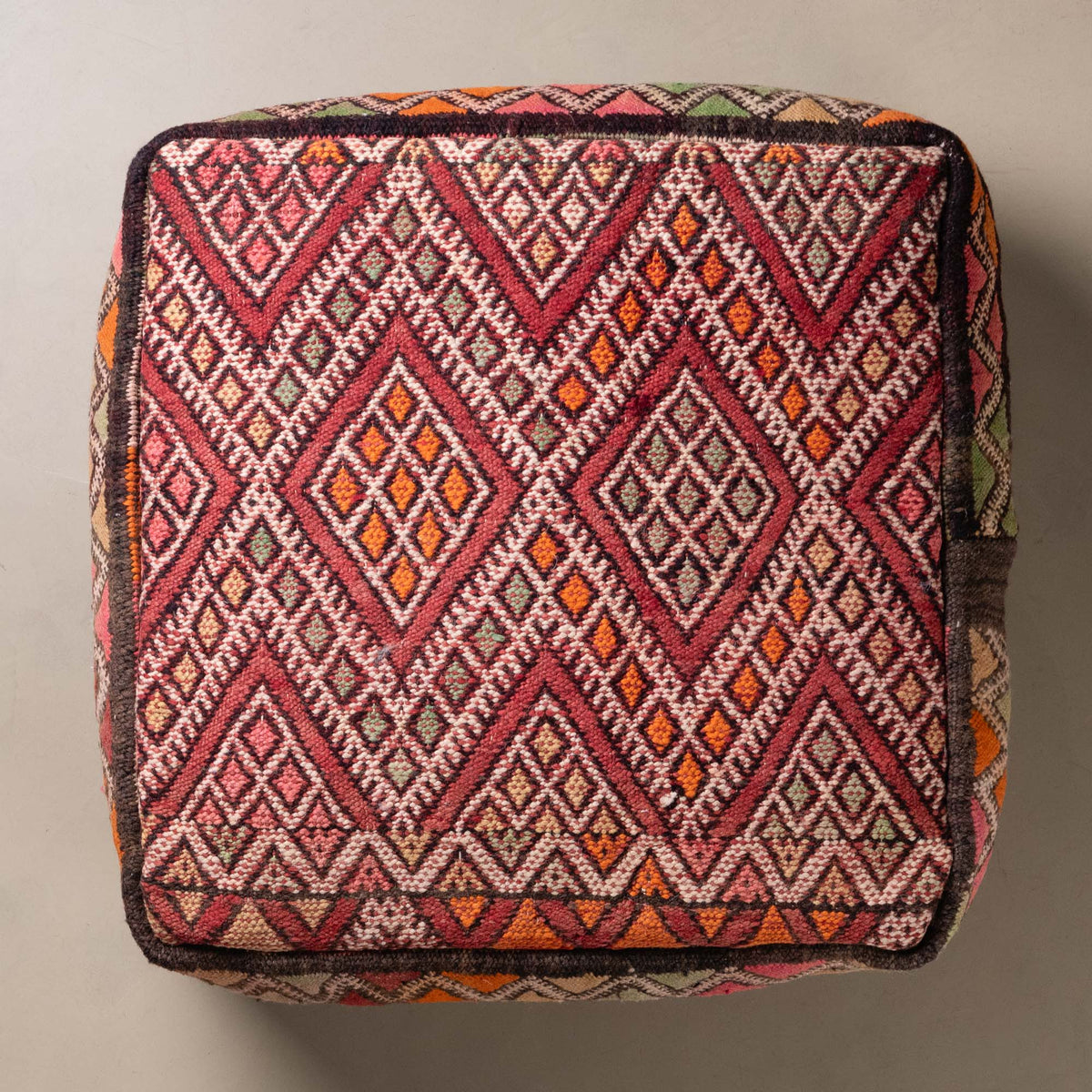 Pouf berbère Kilim