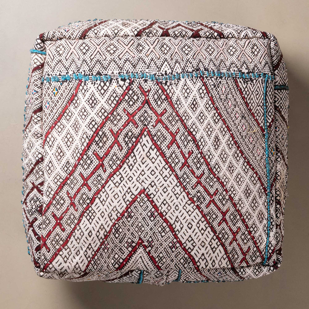 Pouf berbère Kilim