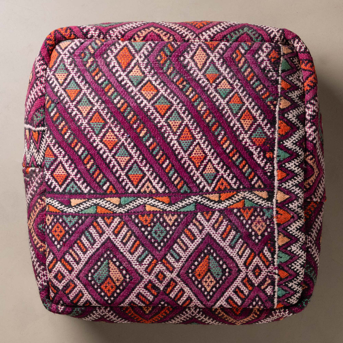 Pouf berbère Kilim