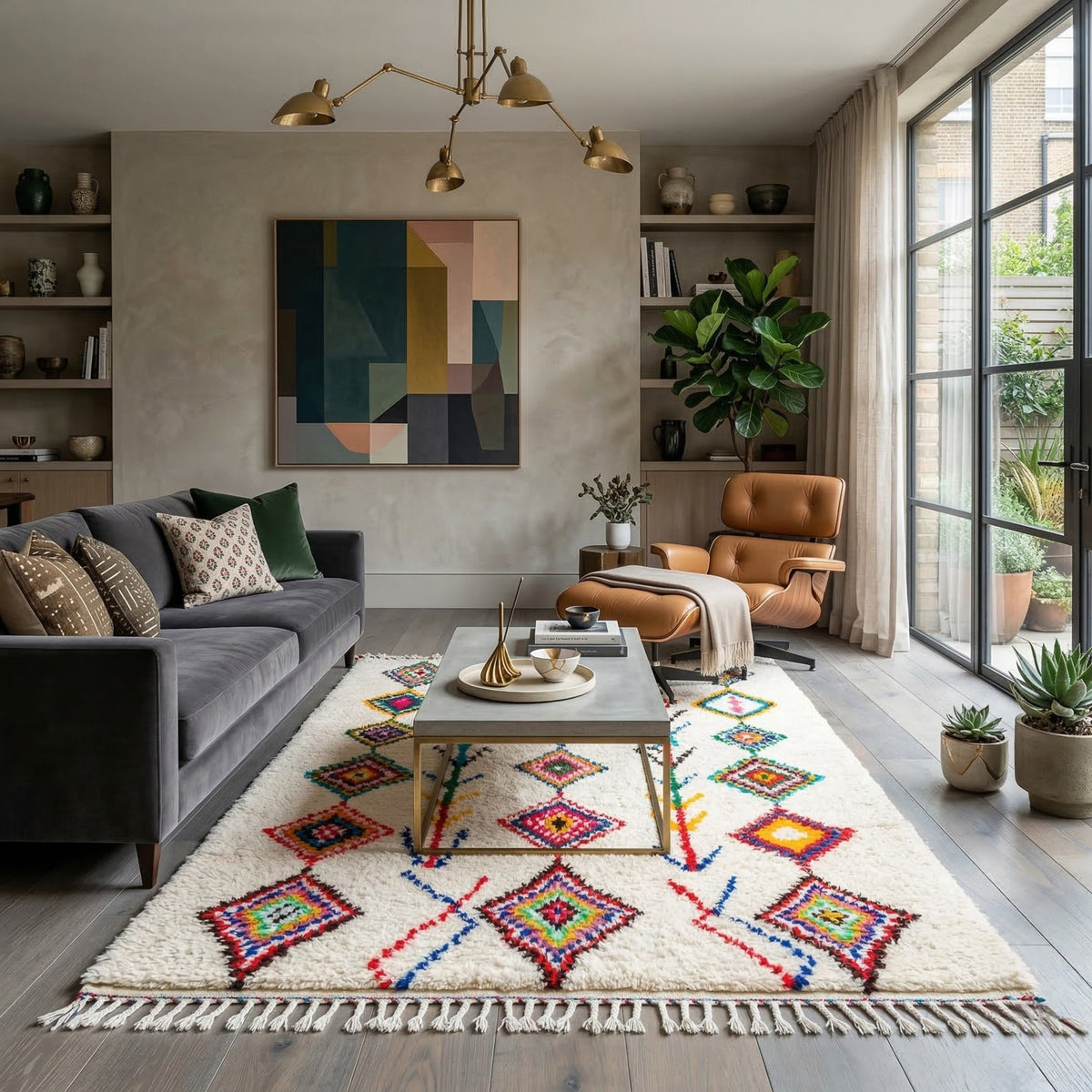 Rayhan - Tapis Berbère shaggy