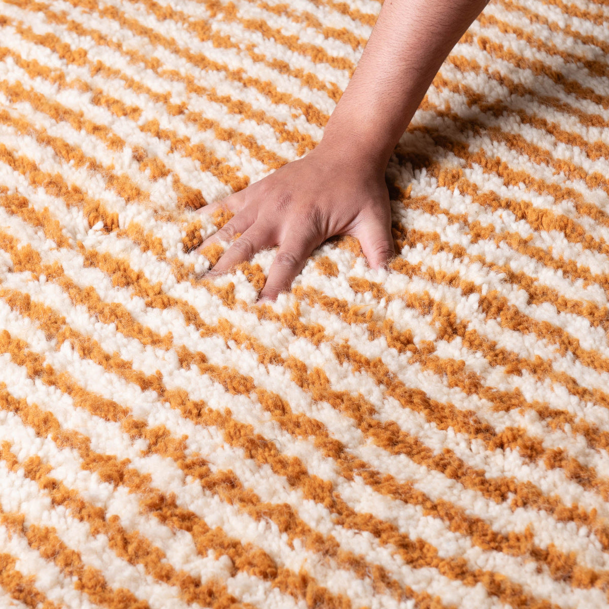 Sandia Rond - Tapis Berbère shaggy