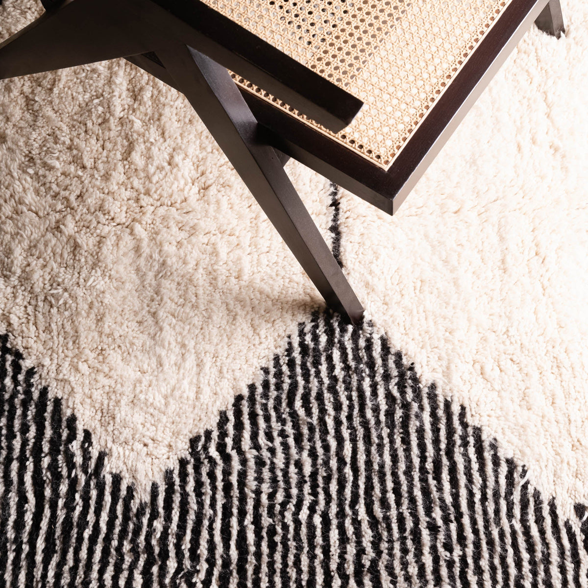 Sodassi Rond - Tapis Berbère shaggy