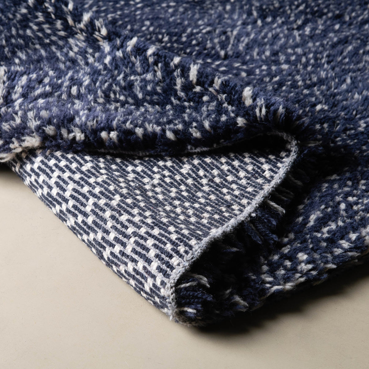Nuit étoilée Rond - Luxueux tapis Berbère shaggy