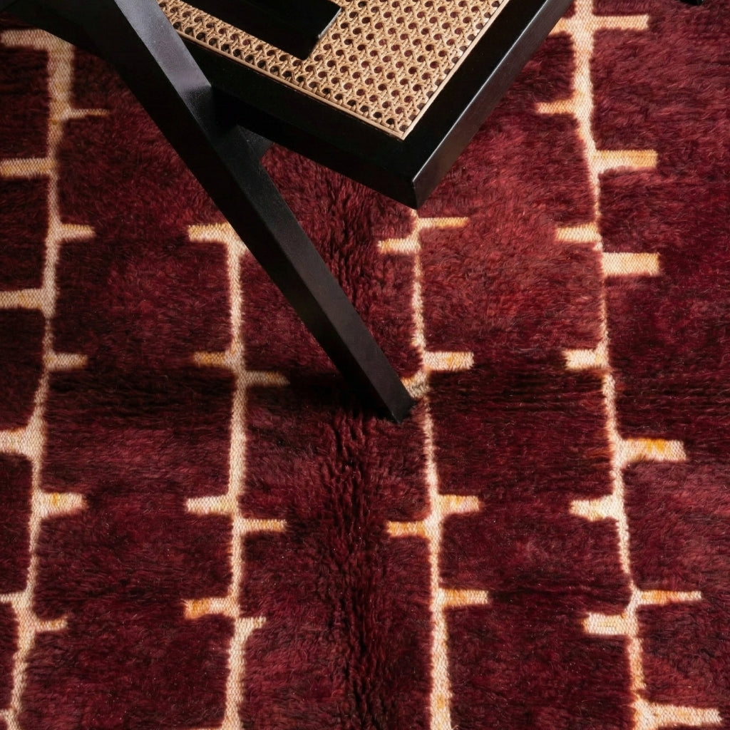 Mémoire Tissée - Luxueux tapis Berbère shaggy