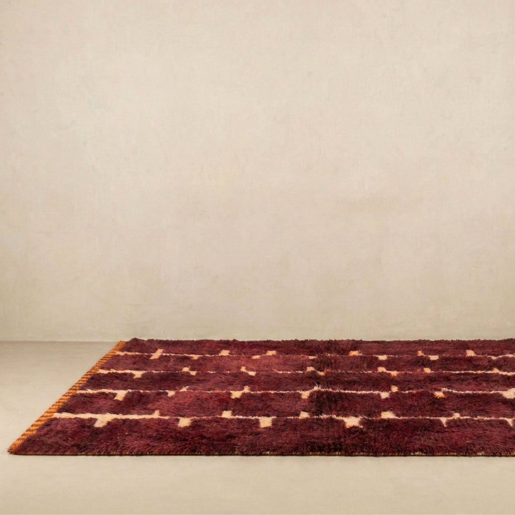 Mémoire Tissée - Luxueux tapis Berbère shaggy