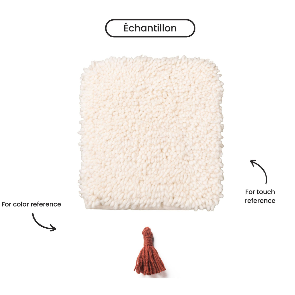 Yakouta Rond - Tapis Berbère shaggy