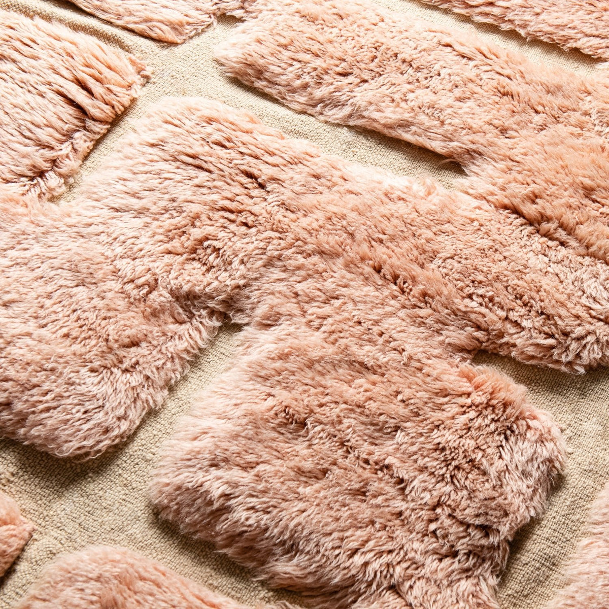 La Goutte de rosée Rond - Luxueux tapis Berbère shaggy