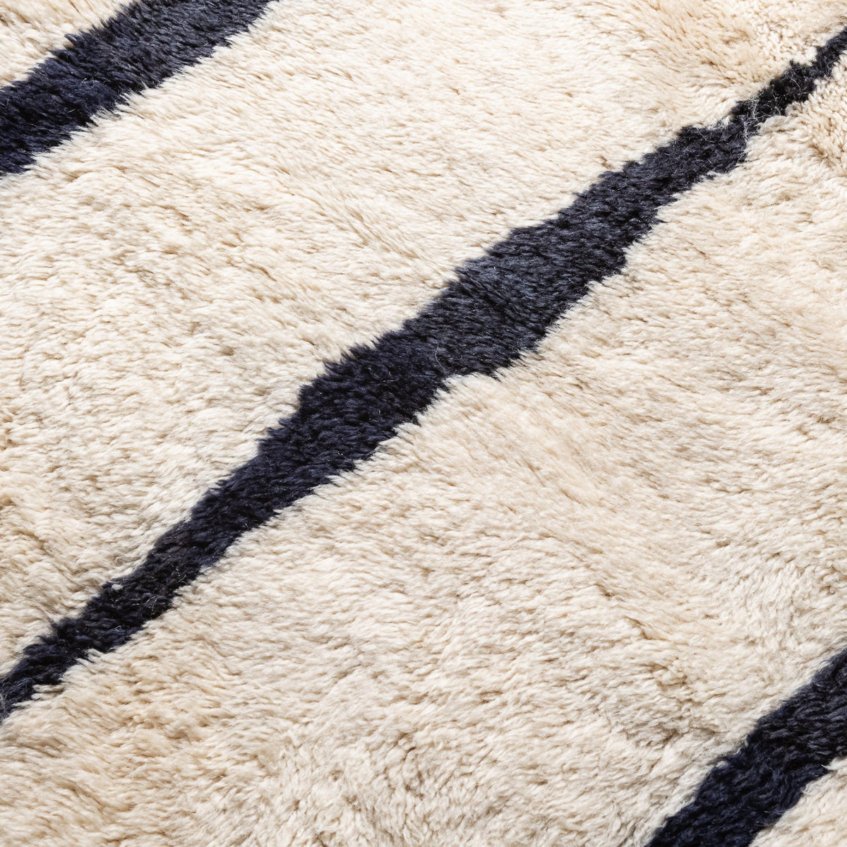 Rythme Élégant Rond - Luxueux tapis Berbère shaggy