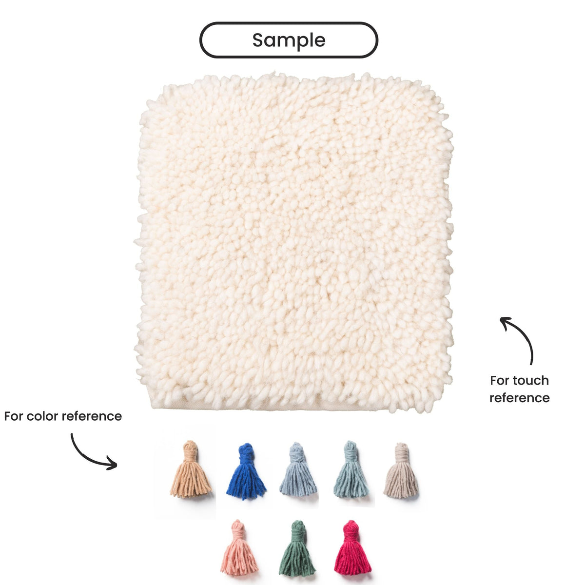 Farah Rond - Tapis Berbère shaggy
