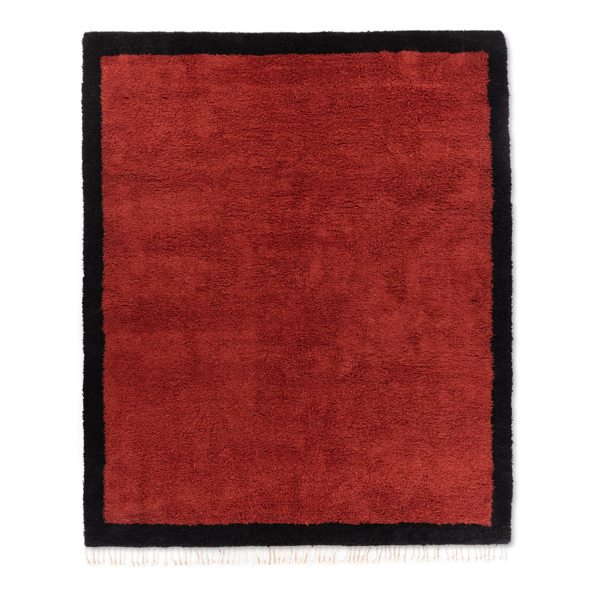 Maraba Rouge Intense - Tapis Berbère shaggy