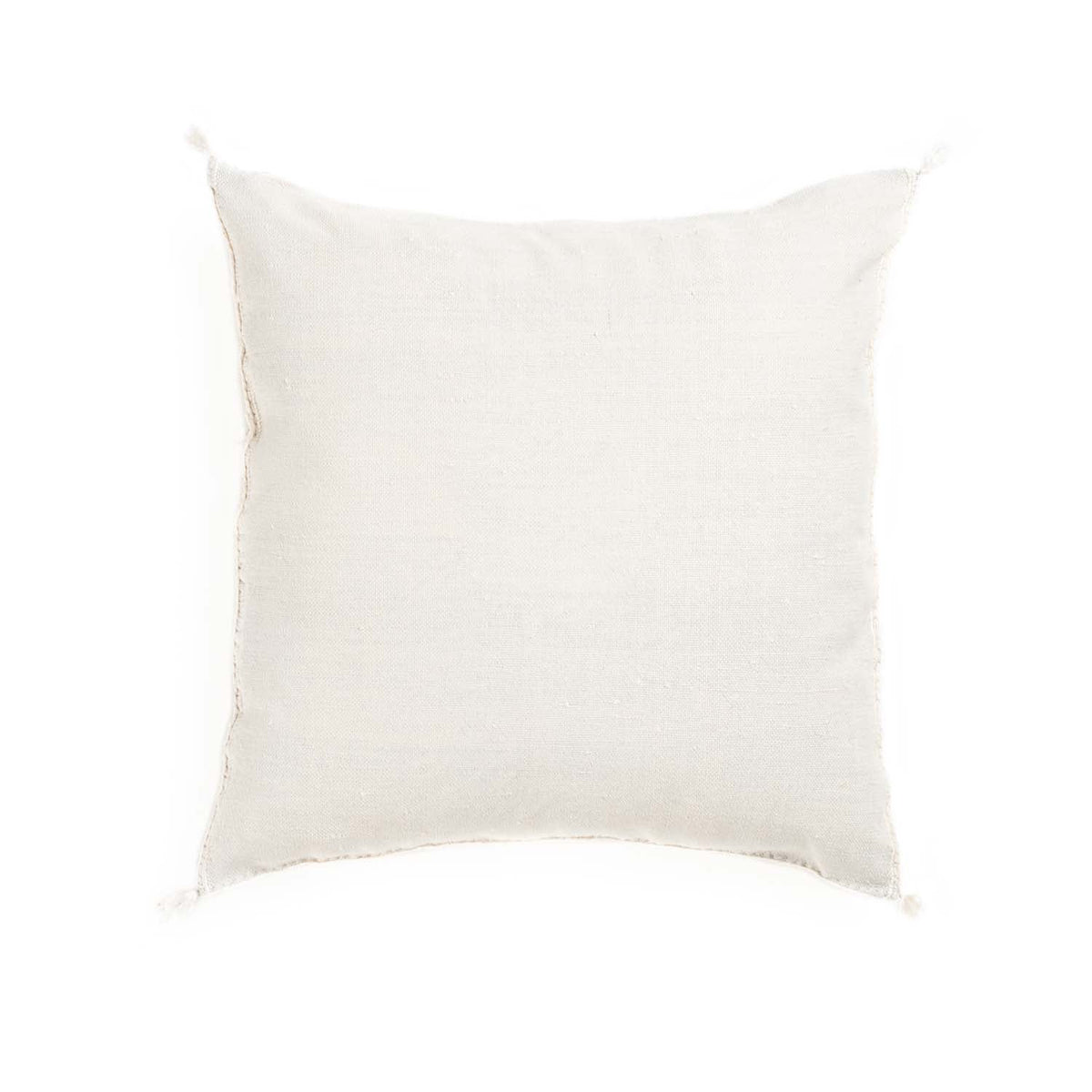 Coussin Blanc en soie de cactus
