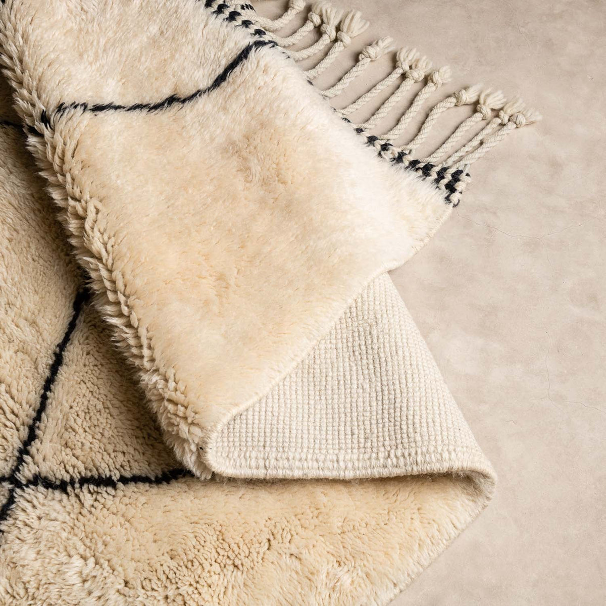 Art - Luxueux tapis Berbère shaggy