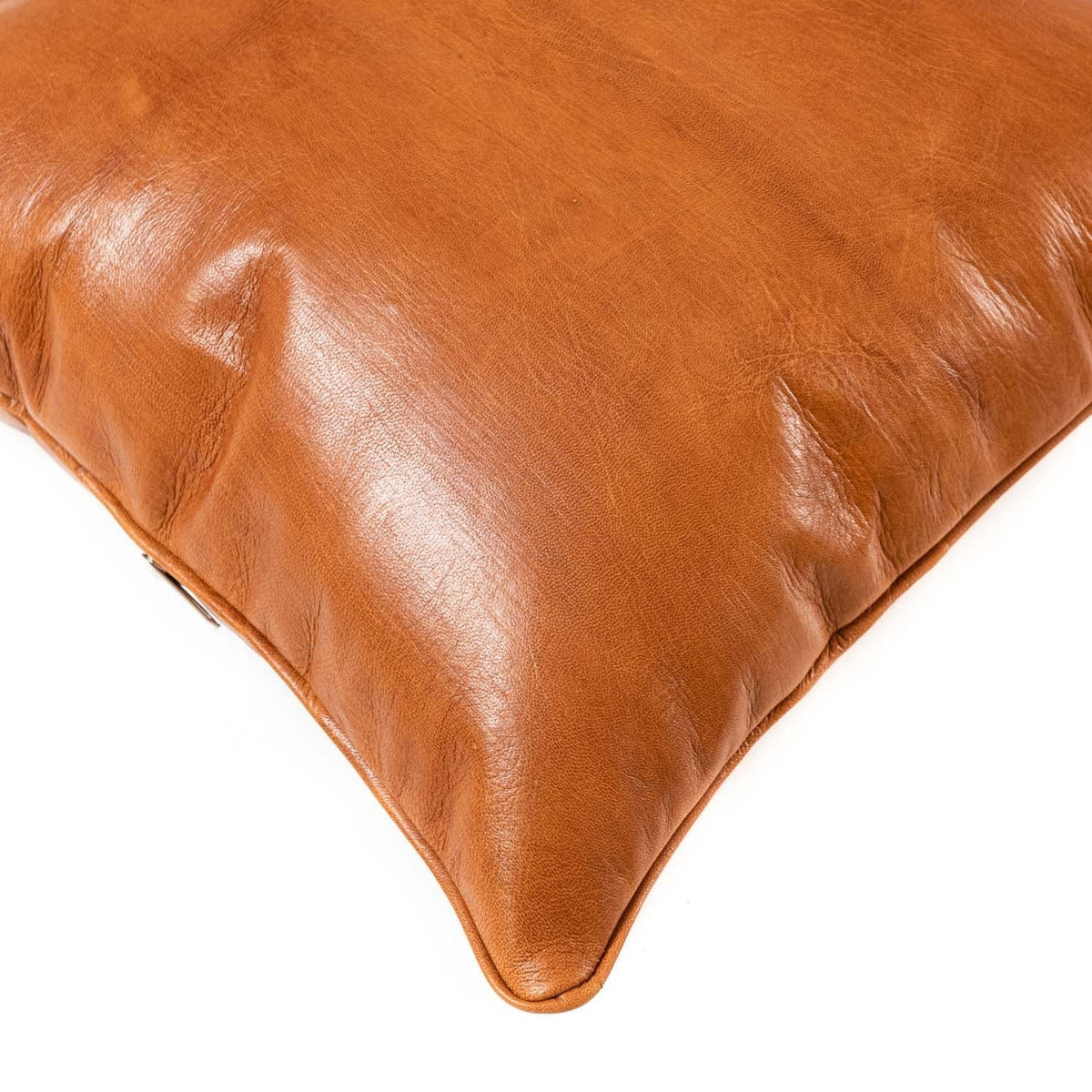 Coussin en cuir